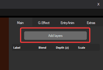 Add Layer button